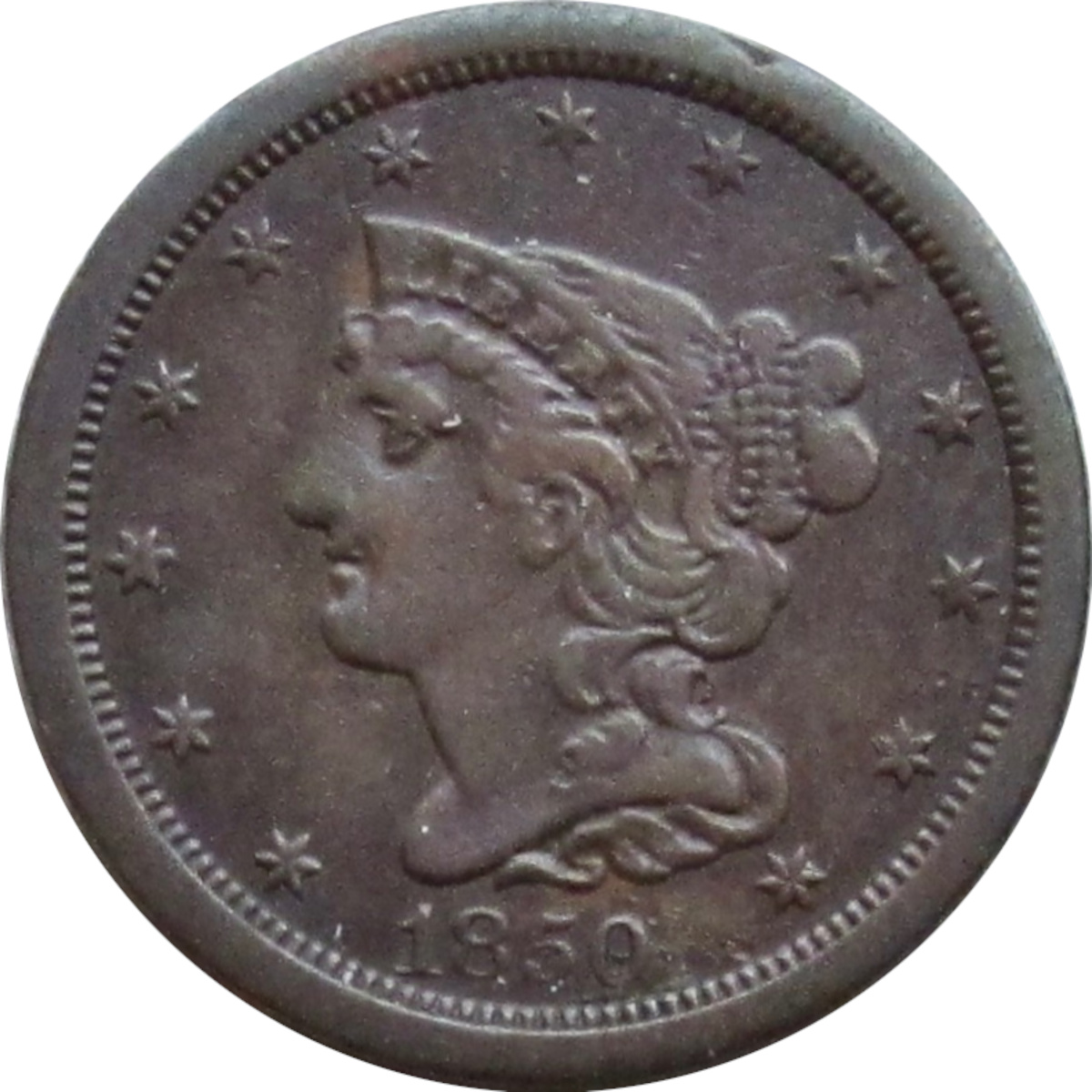 1850-1/2c-Braided-Hair-Half-Cent